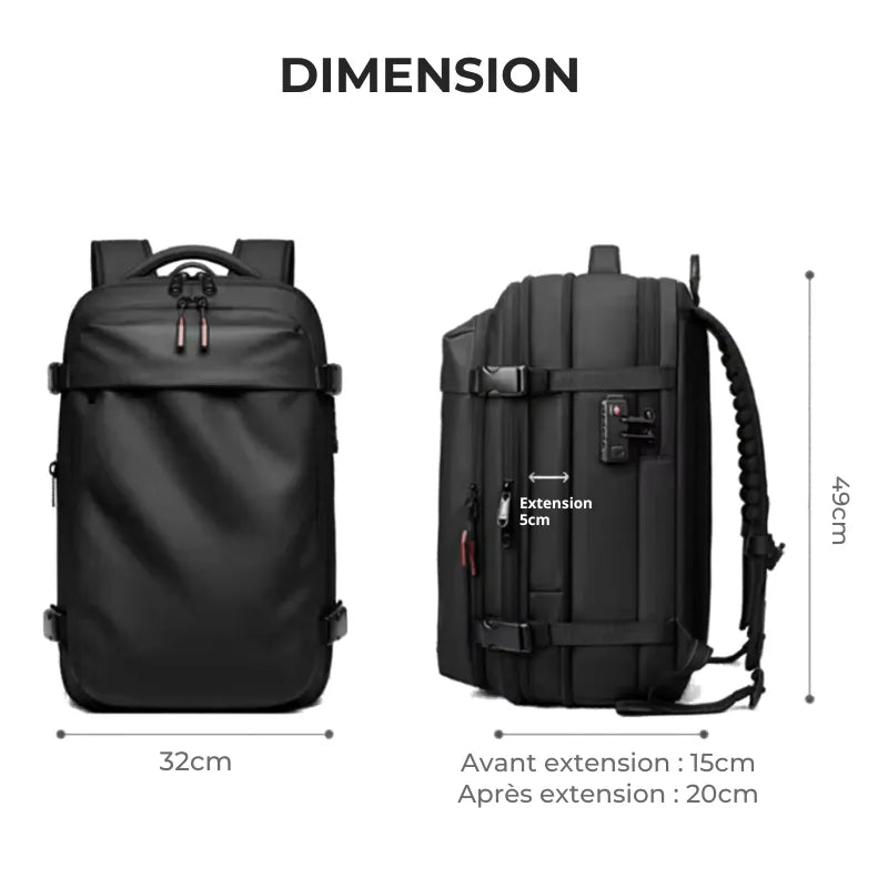 Sac Iron Compress Nomad™ – Sac de voyage cabine avec compression sous vide