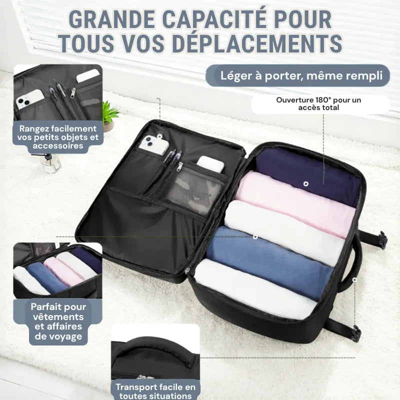 Sac Iron Aero Lite™ – Sac cabine avion léger compatible Ryanair