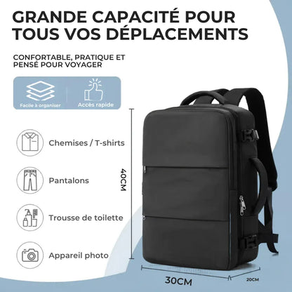 Sac Iron Aero Lite™ – Sac cabine avion léger compatible Ryanair