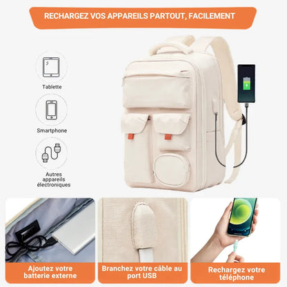 Sac Iron Aero Max™ – Sac cabine easyJet 45x36x20 compatible avion sans frais bagage