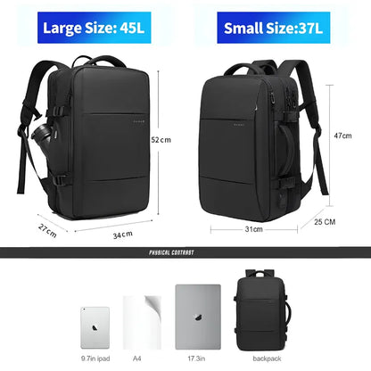 Sac Iron Aero Expand™ – Sac cabine avion 45L grande capacité pour 3 à 7 jours sans valise