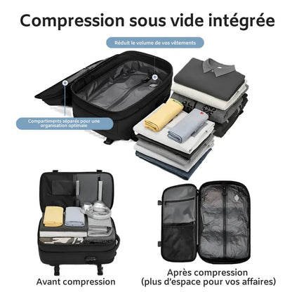 Sac Iron Compress Lite™ – Sac cabine sous vide léger compatible EasyJet