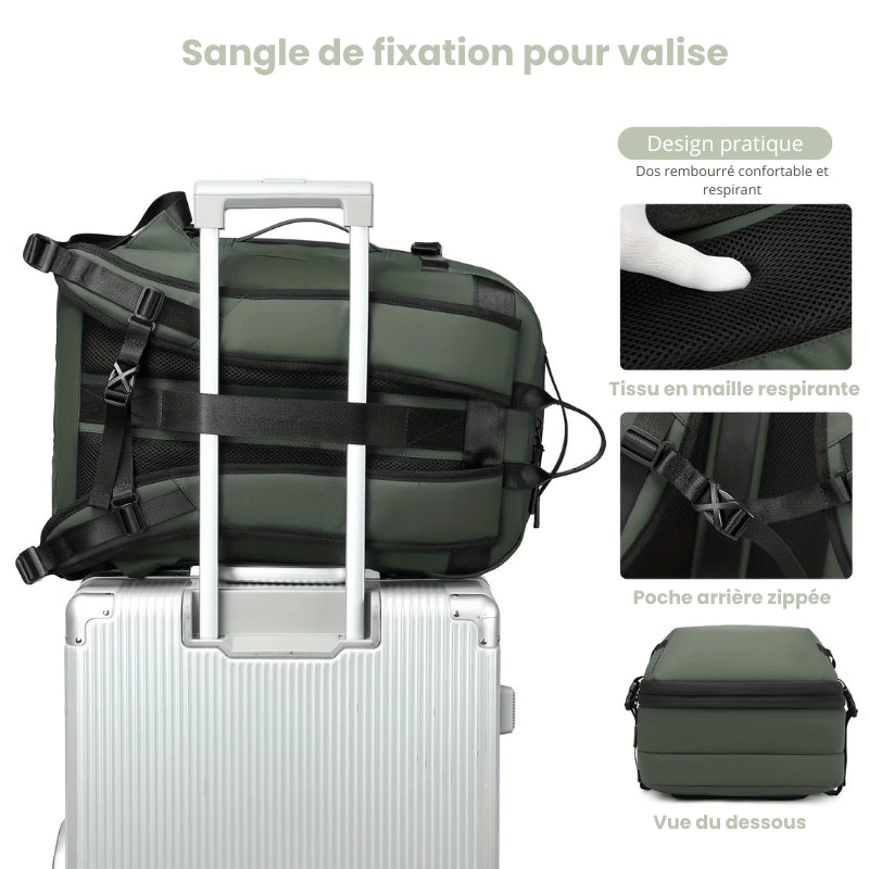Sac Iron Compress Pro™ - Sac cabine avec compression sous vide haute performance