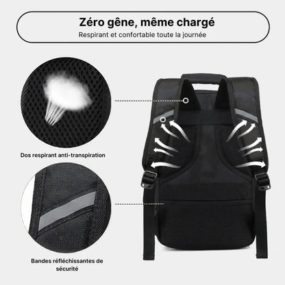 Sac Iron Kono Slim™ – Sac cabine avion 40x20x25 format compact sous siège