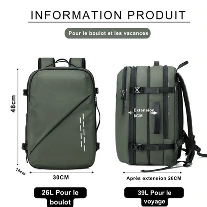 Sac Iron Compress Pro™ - Sac cabine avec compression sous vide haute performance